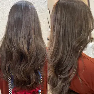 ロング カラー 箱守 さやかのヘアスタイル