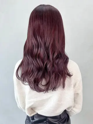 セミロング ヘアアレンジ パーマ カラー ITbyALBUM 藤沢店のヘアスタイル