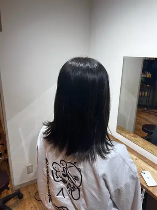 カラー moka/ブリーチ /カットのヘアスタイル