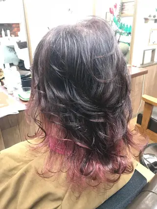 ミディアム カラー 澤田 拓己のヘアスタイル