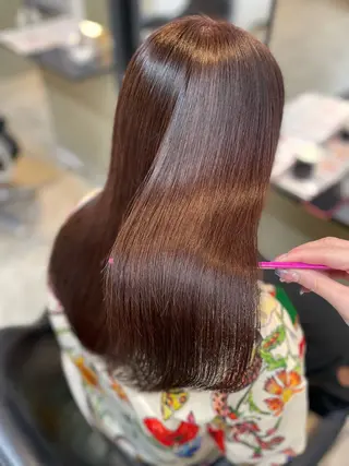 セミロング 柳田 光のヘアスタイル