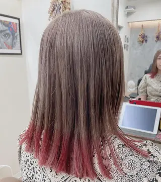 ミディアム カラー TOWA 野村　コウダイのヘアスタイル