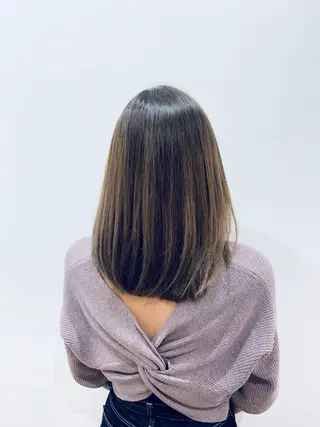 ミディアム カラー 奈良 優輝のヘアスタイル