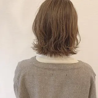 ミディアム 池田 真由美のヘアスタイル