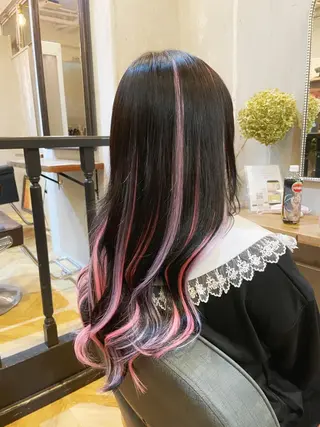 ロング カラー ヘアアレンジ エクステ指名No.1 【店長】橘田のヘアスタイル