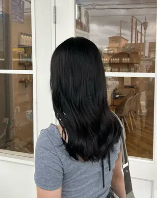 カラー 🫧佐藤透明感カラー デザインカラーのヘアスタイル