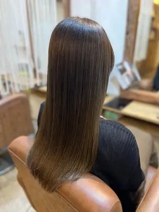 ロング カラー 小澤 真理子 ☀️アメリシュシュのヘアスタイル