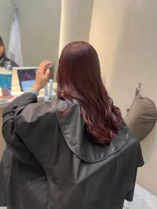 セミロング カラー ヘアアレンジ 愛されカラー🩷 はるなのヘアスタイル