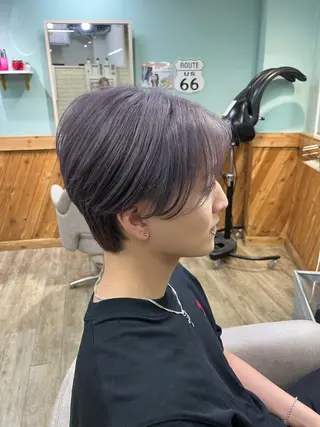 ミディアム メンズ 河村 怜奈のヘアスタイル
