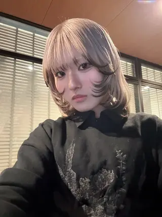 ミディアム カラー stair:case 武蔵小杉所属・パーマモデル募集中 🧡‬‪田中颯士のヘアスタイル