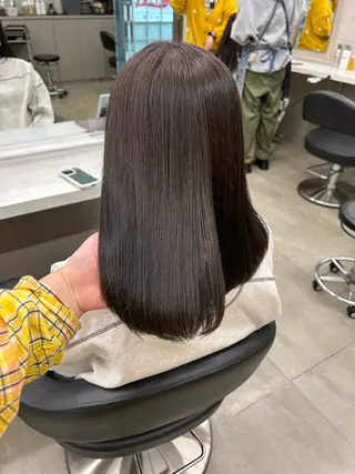 カラー 透明感ベージュ🤎 ナチュラルレイヤーのヘアスタイル