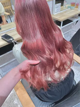 ロング カラー 髪質改善&艶カラー/ ほんだあみ (♡)のヘアスタイル