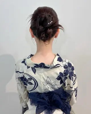 ヘアアレンジ 吉岡 茉穂のヘアスタイル