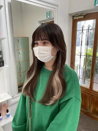 ロング 吉村 憂々のヘアスタイル