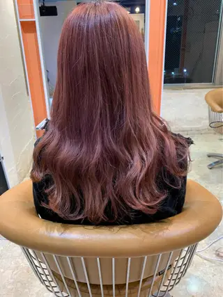 ロング カラー 柔らか透明感カラー ｜ほんのりレイヤー｜のヘアスタイル