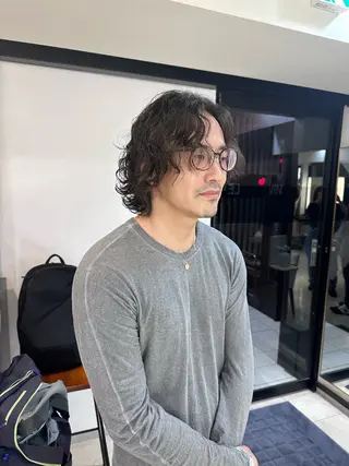 パーマ mio/【日本橋】 撮影モデルのヘアスタイル
