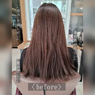 ロング カラー 田中 孝征のヘアスタイル