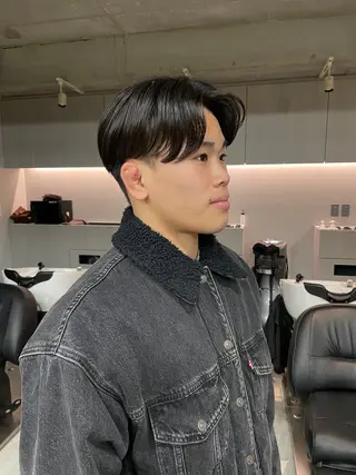 ショート カラー パーマ メンズ 表参道🌿赤み消し カラー/チナツのヘアスタイル