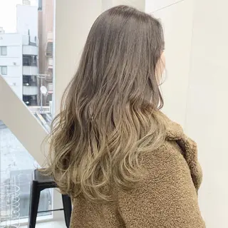 セミロング カラー 【ブリーチカラー】 🌈ALIVE若山葵のヘアスタイル