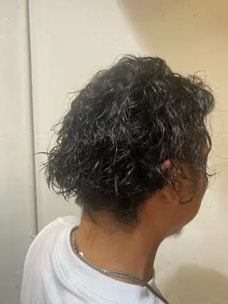 パーマ メンズ 長澤 しずくのヘアスタイル