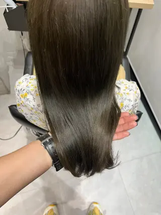 ロング カラー ブリーチなし 暖色カラー/井上あいのヘアスタイル