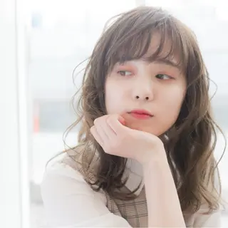 セミロング カラー タナカ *歴10年以上*のヘアスタイル