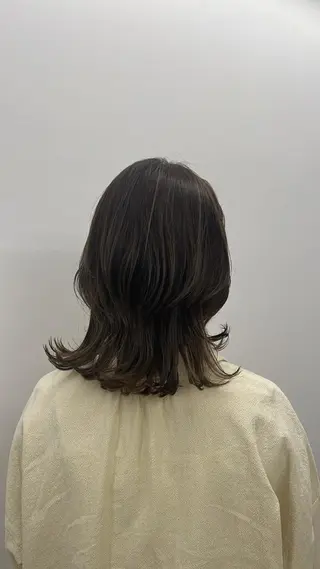 ミディアム カラー ヘアアレンジ 韓国好き🇰🇷 美容師MIKUのヘアスタイル