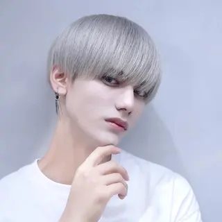 ミディアム パーマ メンズ 榎戸 颯汰のヘアスタイル