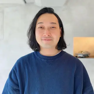セミロング メンズ 小川敏輝 OGWBarberのヘアスタイル