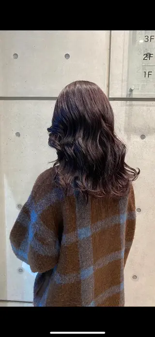 ロング カラー abe yuikaのヘアスタイル