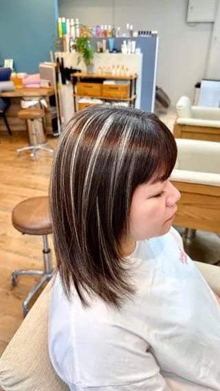 ショート カラー 🌈ハイライト特化 🌈 🐶ノザワ🐶のヘアスタイル