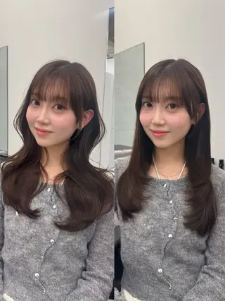 ロング レイヤー・ブリーチ kiyotoshiのヘアスタイル