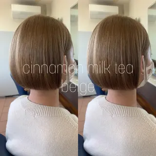 ショート 小澤 志穂のヘアスタイル