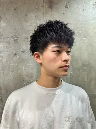 ショート カラー メンズ メンズ専門 Ryukiのヘアスタイル