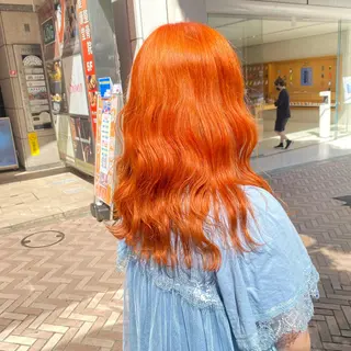 セミロング カラー ゆう🫧 透明感/ハイトーンのヘアスタイル