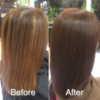 ミディアム カラー CALON銀座　松田 力丸のヘアスタイル