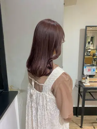 ロング カラー otoha✳︎ くすみ艶カラーのヘアスタイル