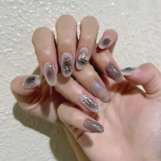 ネイル パラあり！フィルイン 美フォルムのネイルデザイン