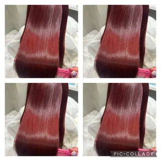 ロング カラー レイヤーカット/ 縮毛矯正🇰🇷早坂のヘアスタイル