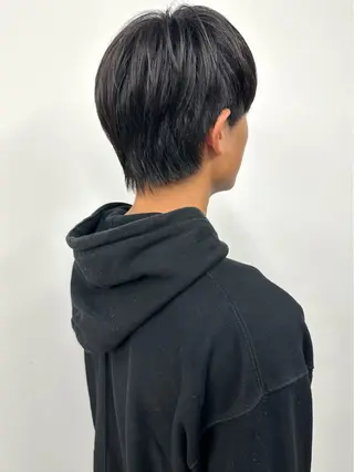 ショート メンズ ボブ/ゆるふわ ボブパーマ/とういのヘアスタイル