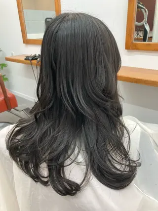 セミロング 髪質改善 松本のヘアスタイル