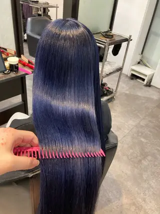 ロング カラー ✨最安値✨エクステ カラー🌼つきな🌼のヘアスタイル