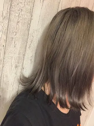 ミディアム カラー 韓国風・ブリーチなし ・あり後藤 一斗店長のヘアスタイル