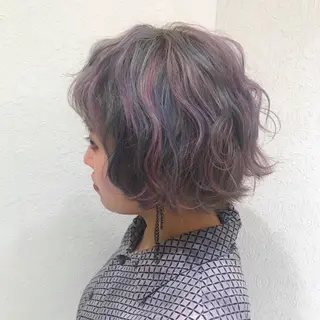 ミディアム カラー 杉田 一浩のヘアスタイル
