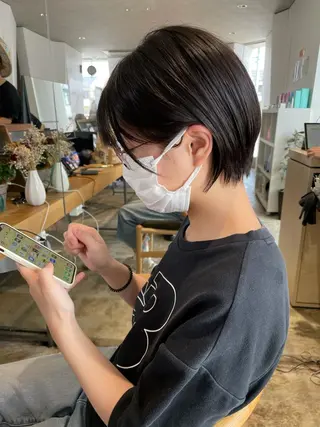 ショート Answer by charme 宇都宮店 【アンサー】所属・新井啓介 宇都宮美容師のヘアスタイル