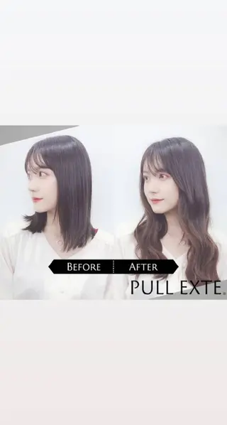 ロング XI-ON NAO /久留米プルエクステのヘアスタイル