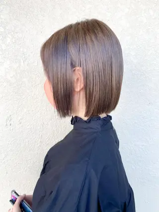 ショート カラー ボブ　ショート 特化 迫田紘史のヘアスタイル
