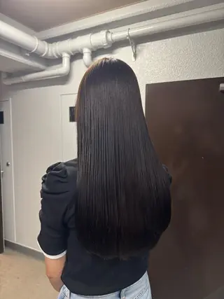 ロング カラー ゆ う あのヘアスタイル