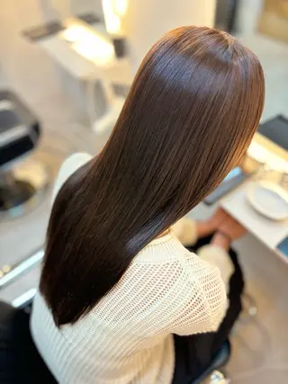 ロング カラー 藤井 ユウキのヘアスタイル