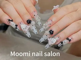 ロング 長さだし専門 Moominのネイルデザイン